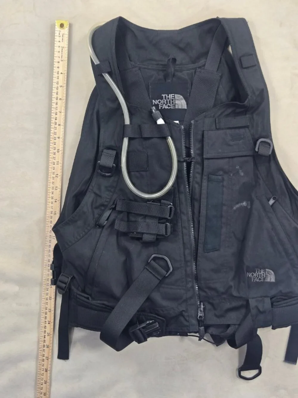 Vintage 2001 The North Face RTG Tactical Utility Hydration Vest Black Mens L Y2K